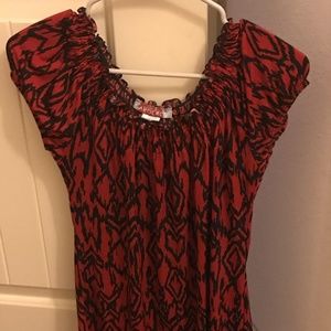 Red and Black shirt